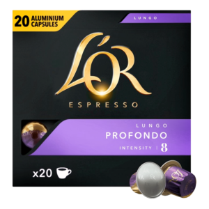 L'OR Espresso Lungo Intensity 8 Coffee Capsules