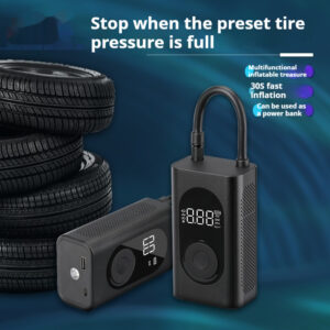 Universal gadget, wireless phone charger, air pump for car, bicycle and flashlight
